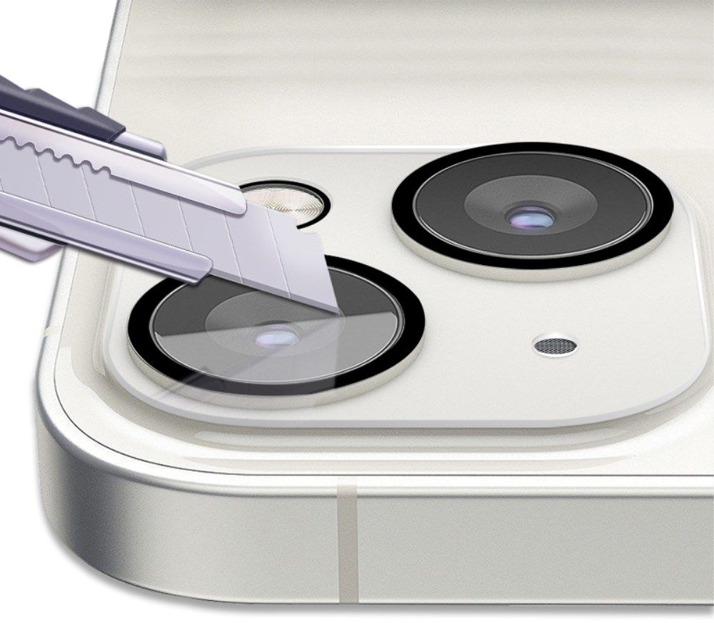 Apple iPhone 13 Mini Camera Lens Protector 9H Tempered Glass afbeelding 3