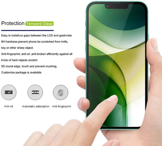 Apple iPhone 13 / 13 Pro Screen Protector 9H Tempered Glass afbeelding 3