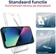Rosso Apple iPhone 13  / 13 Pro Tempered Glass met Installatietray Case Friendly afbeelding 5