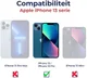 Rosso Apple iPhone 13  / 13 Pro Tempered Glass met Installatietray Case Friendly afbeelding 12