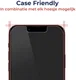 Rosso iPhone 13 Mini Tempered Glass met Installatietray Case Friendly afbeelding 4