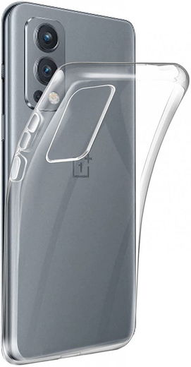 OnePlus Nord 2 5G Hoesje Dun TPU Back Cover Transparant afbeelding 1