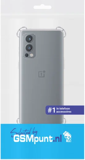 OnePlus Nord 2 5G Hoesje Schokbestendig Dun TPU Back Cover Transparant afbeelding 4