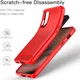 OnePlus Nord 2 5G Hoesje Geborsteld TPU Flexibele Back Cover Rood afbeelding 6