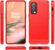 OnePlus Nord 2 5G Hoesje Geborsteld TPU Flexibele Back Cover Rood afbeelding 10