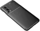 OnePlus Nord 2 5G Hoesje Siliconen Carbon TPU Back Cover Zwart afbeelding 6