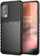 OnePlus Nord 2 5G Hoesje TPU Thunder Design Back Cover Zwart afbeelding 1