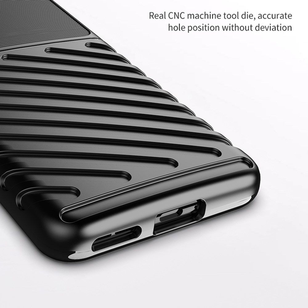 OnePlus Nord 2 5G Hoesje TPU Thunder Design Back Cover Zwart afbeelding 10