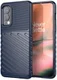 OnePlus Nord 2 5G Hoesje TPU Thunder Design Back Cover Blauw afbeelding 1