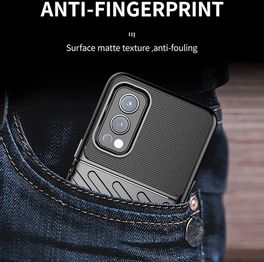 OnePlus Nord 2 5G Hoesje TPU Thunder Design Back Cover Blauw afbeelding 8