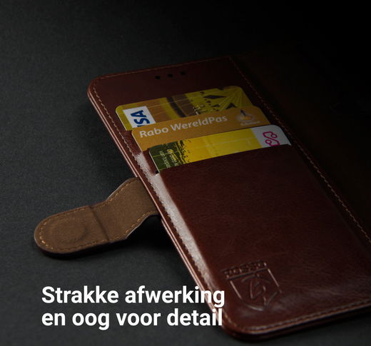 Rosso Element OnePlus Nord 2 5G Hoesje Book Cover Wallet Bruin afbeelding 11