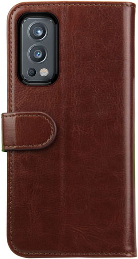 Rosso Element OnePlus Nord 2 5G Hoesje Book Cover Wallet Bruin afbeelding 4