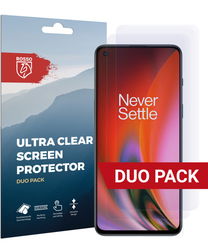 Rosso OnePlus Nord 2(T) 5G Ultra Clear Screen Protector Duo Pack afbeelding