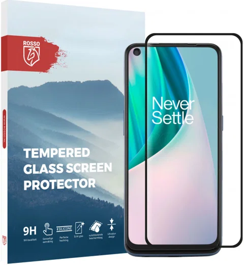 Rosso OnePlus Nord 2(T) 5G 9H Tempered Glass Screen Protector afbeelding 1