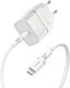 OtterBox iPhone Snellader 18W PD + USB-C naar Lightning Kabel 1M Wit afbeelding 1