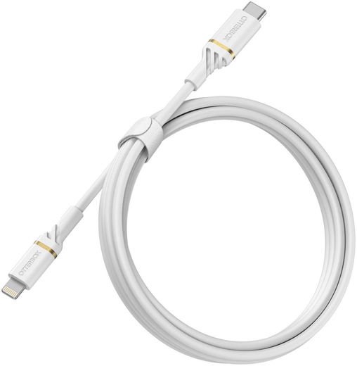 OtterBox iPhone Snellader 18W PD + USB-C naar Lightning Kabel 1M Wit afbeelding 4