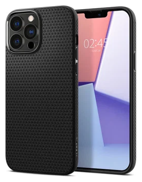 Spigen Liquid Air Apple iPhone 13 Pro Max Hoesje Back Cover Zwart