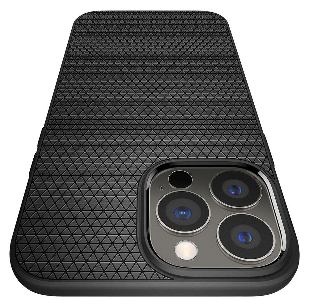 Spigen Liquid Air Apple iPhone 13 Pro Max Hoesje Back Cover Zwart afbeelding 14