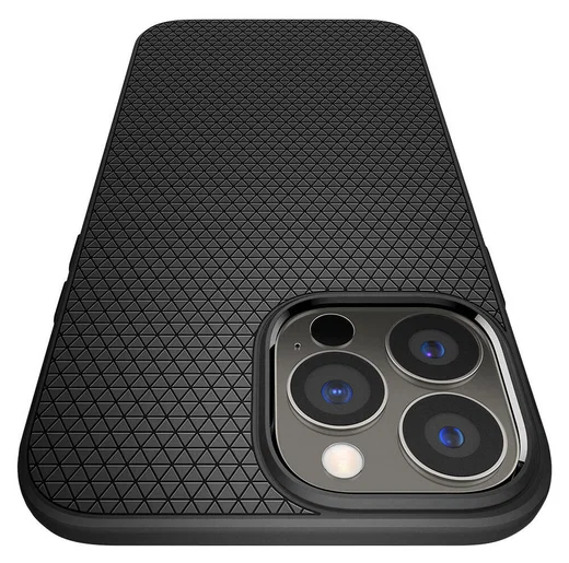 Spigen Liquid Air Apple iPhone 13 Pro Max Hoesje Back Cover Zwart afbeelding 14