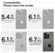 Spigen Liquid Air Apple iPhone 13 Pro Max Hoesje Back Cover Zwart afbeelding 10