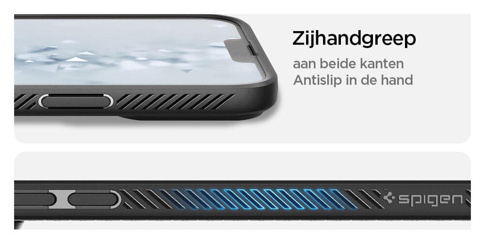Spigen Liquid Air Apple iPhone 13 Pro Max Hoesje Back Cover Zwart afbeelding 4