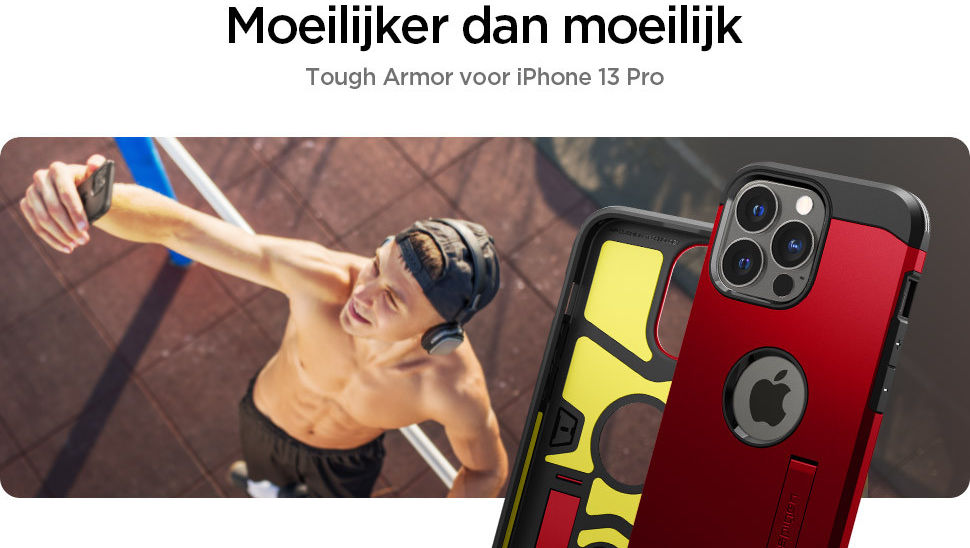 Spigen Ultra Hybrid Apple iPhone 13 Pro Max Hoesje Transparant afbeelding 5