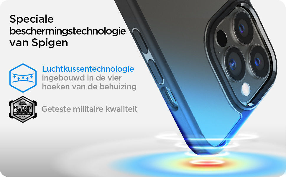 Spigen Ultra Hybrid Apple iPhone 13 Pro Max Hoesje Zwart afbeelding 8