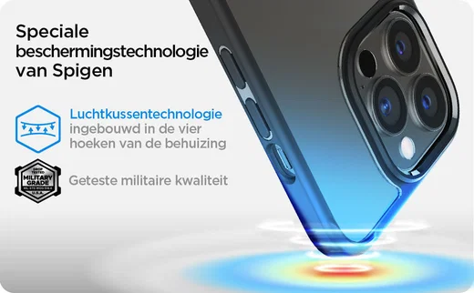Spigen Ultra Hybrid Apple iPhone 13 Pro Max Hoesje Zwart afbeelding 8