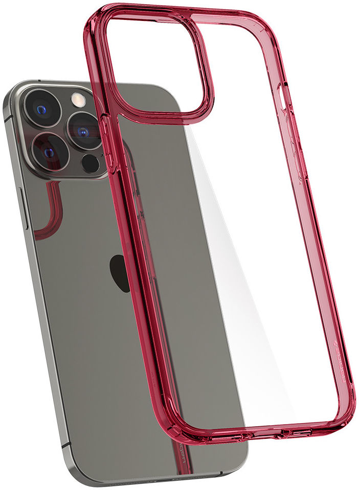 Spigen Ultra Hybrid Apple iPhone 13 Pro Max Hoesje Rood afbeelding 3