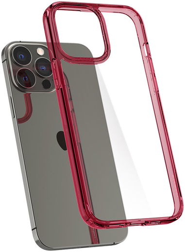 Spigen Ultra Hybrid Apple iPhone 13 Pro Max Hoesje Rood afbeelding 3