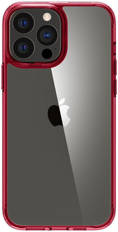 Spigen Ultra Hybrid Apple iPhone 13 Pro Max Hoesje Rood afbeelding 1