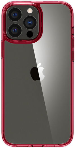 Spigen Ultra Hybrid Apple iPhone 13 Pro Max Hoesje Rood afbeelding 1