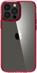 Spigen Ultra Hybrid Apple iPhone 13 Pro Max Hoesje Rood afbeelding
