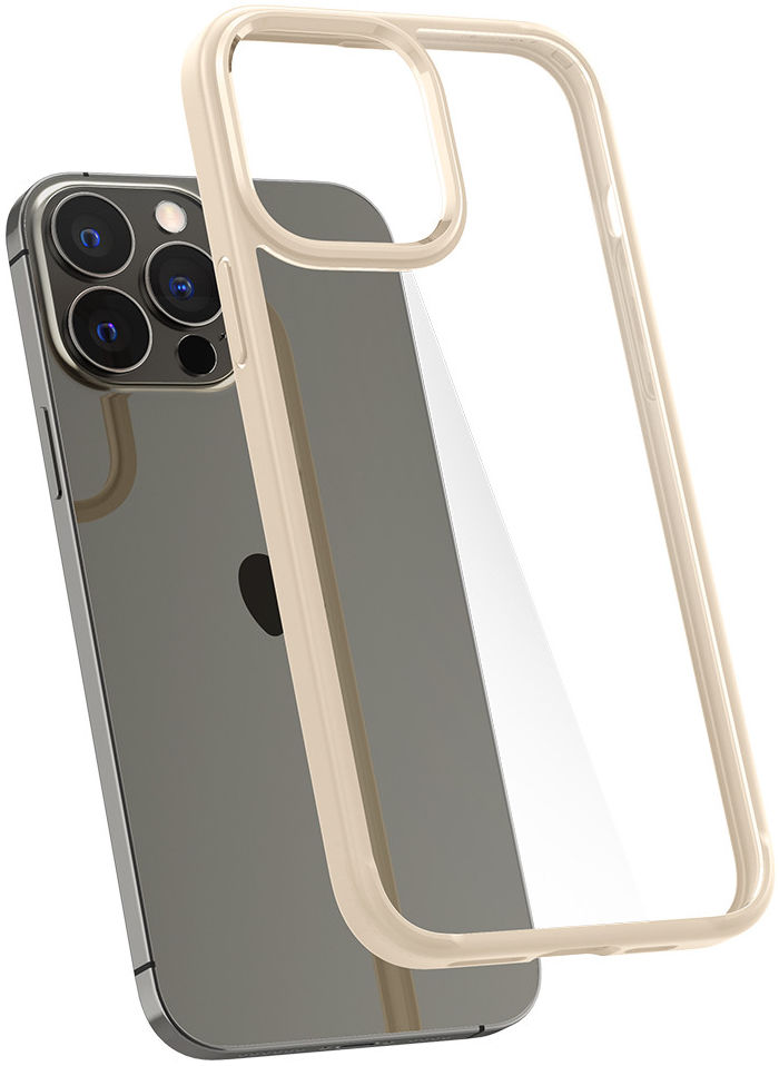 Spigen Ultra Hybrid Apple iPhone 13 Pro Max Hoesje Beige afbeelding 3