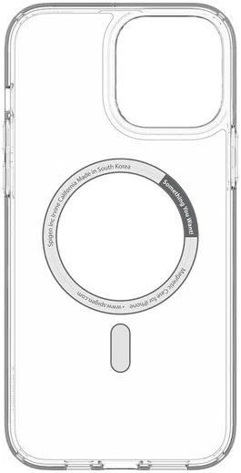 Spigen Ultra Hybrid iPhone 13 Pro Max Hoesje MagSafe Transparant/Grijs afbeelding 7