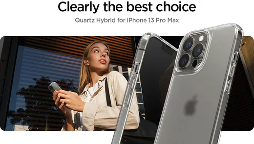Spigen Quartz Hybrid Apple iPhone 13 Pro Max Hoesje Matte Transparant afbeelding 11