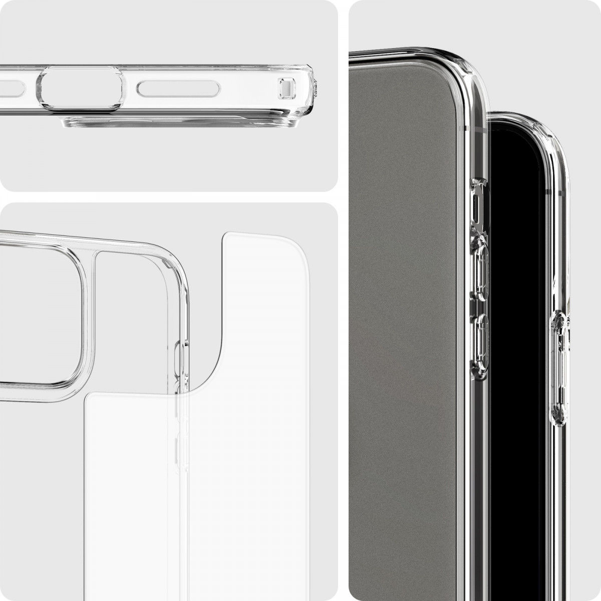 Spigen Quartz Hybrid Apple iPhone 13 Pro Max Hoesje Matte Transparant afbeelding 12