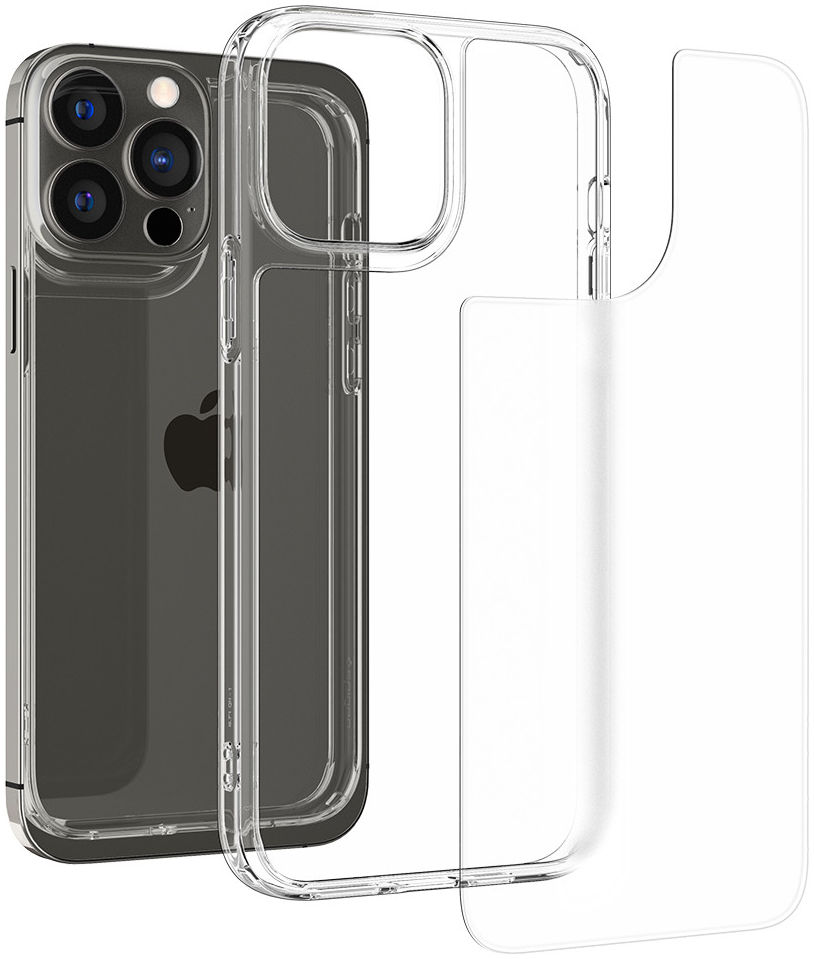 Spigen Quartz Hybrid Apple iPhone 13 Pro Max Hoesje Matte Transparant afbeelding 3