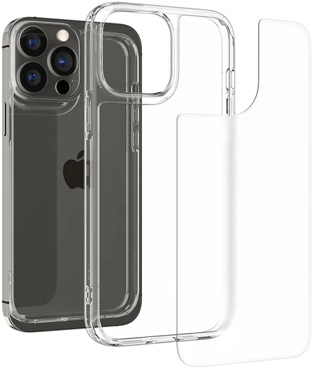 Spigen Quartz Hybrid Apple iPhone 13 Pro Max Hoesje Matte Transparant afbeelding 3