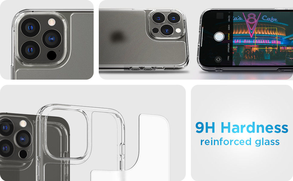 Spigen Quartz Hybrid Apple iPhone 13 Pro Max Hoesje Matte Transparant afbeelding 9