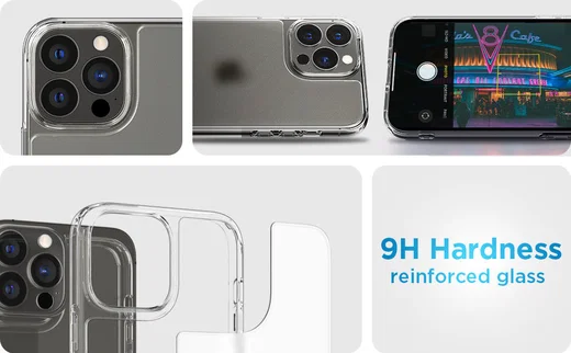 Spigen Quartz Hybrid Apple iPhone 13 Pro Max Hoesje Matte Transparant afbeelding 9