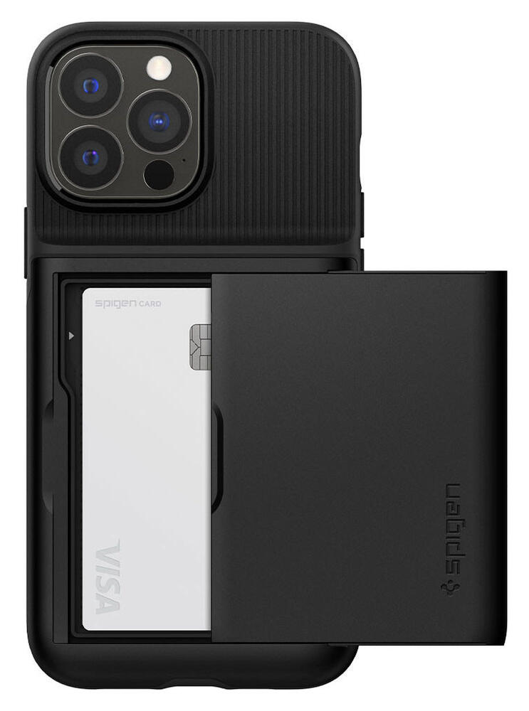Spigen Slim Armor CS Apple iPhone 13 Pro Max Hoesje Zwart afbeelding 1