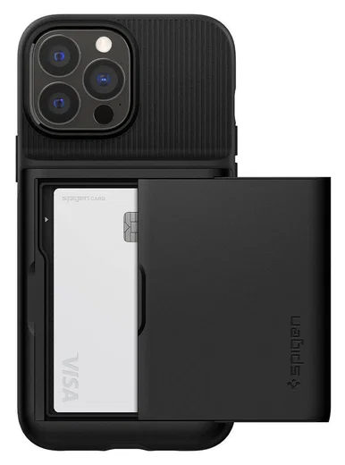 Spigen Slim Armor CS Apple iPhone 13 Pro Max Hoesje Zwart afbeelding 1
