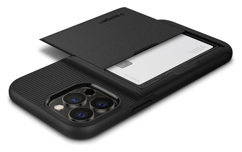 Spigen Slim Armor CS Apple iPhone 13 Pro Max Hoesje Zwart afbeelding 8
