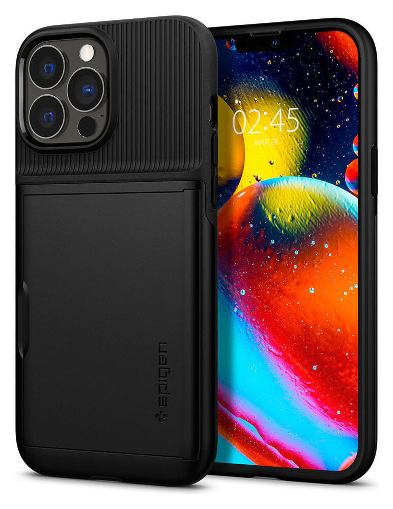 Spigen Slim Armor CS Apple iPhone 13 Pro Max Hoesje Zwart afbeelding 7