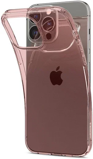 Spigen Crystal Flex Apple iPhone 13 Pro Max Hoesje Transparant Roze afbeelding 6