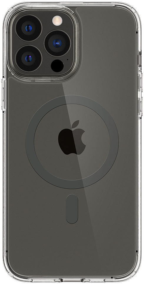 Spigen Crystal Hybrid Apple iPhone 13 Pro Max MagSafe Hoesje Antraciet afbeelding 7