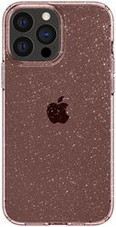 Spigen Liquid Crystal iPhone 13 Pro Hoesje Glitter Roze afbeelding