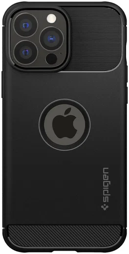 Spigen Rugged Armor Apple iPhone 13 Pro Hoesje Zwart afbeelding 1