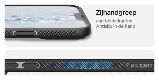 Spigen Liquid Air Apple iPhone 13 Pro Flexibel Hoesje Mat Zwart afbeelding 4